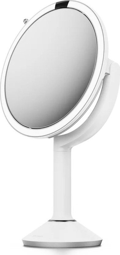 Kosmetické zrcadlo s osvětlením/zvětšovací (zvětšení 5x/zvětšení 10x) ø 20 cm Trio – simplehuman Simplehuman