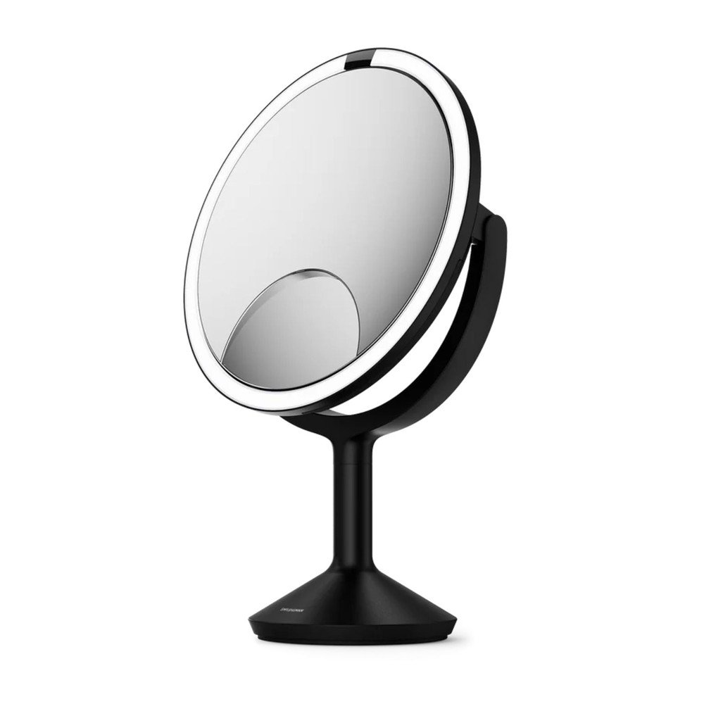 Kosmetické zrcadlo s osvětlením/zvětšovací (zvětšení 5x/zvětšení 10x) ø 25 cm Trio Max – simplehuman Simplehuman