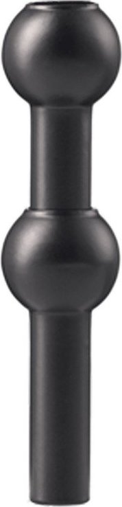 Matně černá kovová váza (výška 10 cm) Nagel – STOFF Nagel Stoff Nagel