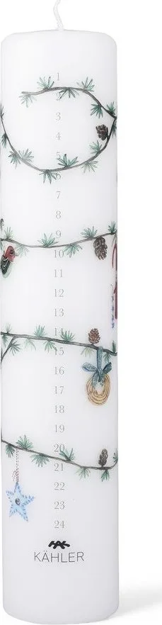 Svíčka s vánočním motivem Hammershøi Christmas – Kähler Design