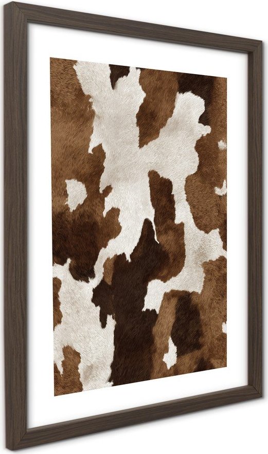 Tištěný obraz s rámem 30x40 cm Cowhide – Styler Styler