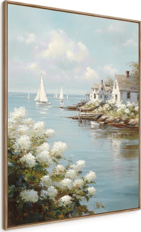Tištěný obraz s rámem 60x80 cm Quiet Bay – Styler Styler