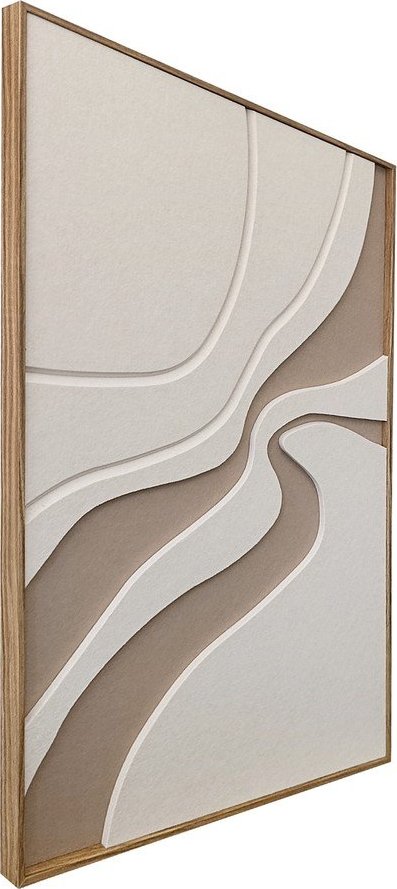 Tištěný obraz s rámem/akustický 62x92 cm Static – Styler Styler