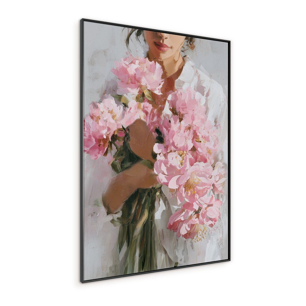 Tištěný obraz s rámem/na plátně 70x100 cm Floral Embrace – Styler Styler