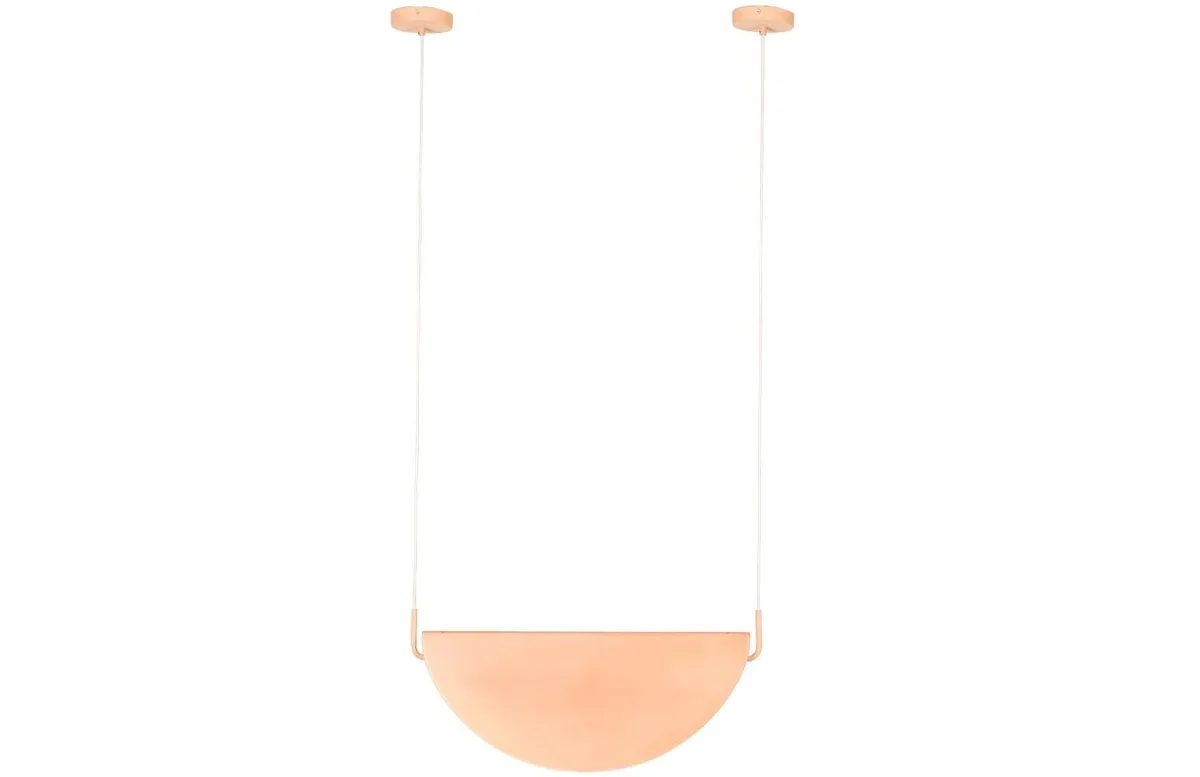 Růžové závěsné světlo ZUIVER RANI 74 cm