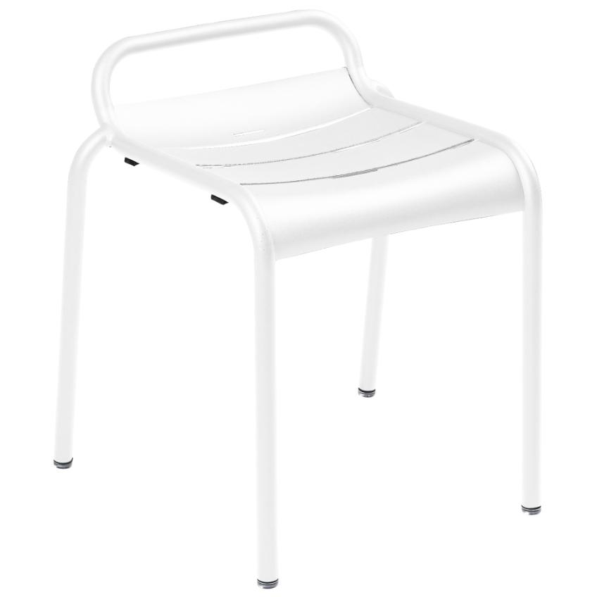 Bílá kovová stolička Fermob Luxembourg 59 cm Fermob