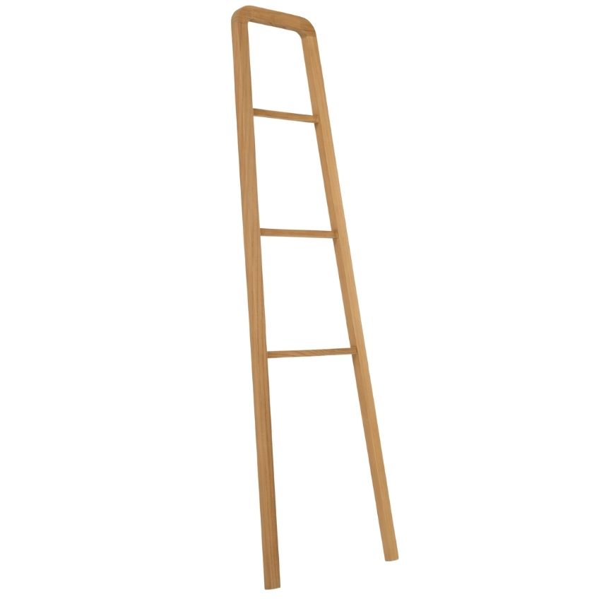 Kave Home Teakový koupelnový žebřík na ručníky Uliana 160 x 50 cm Kave Home