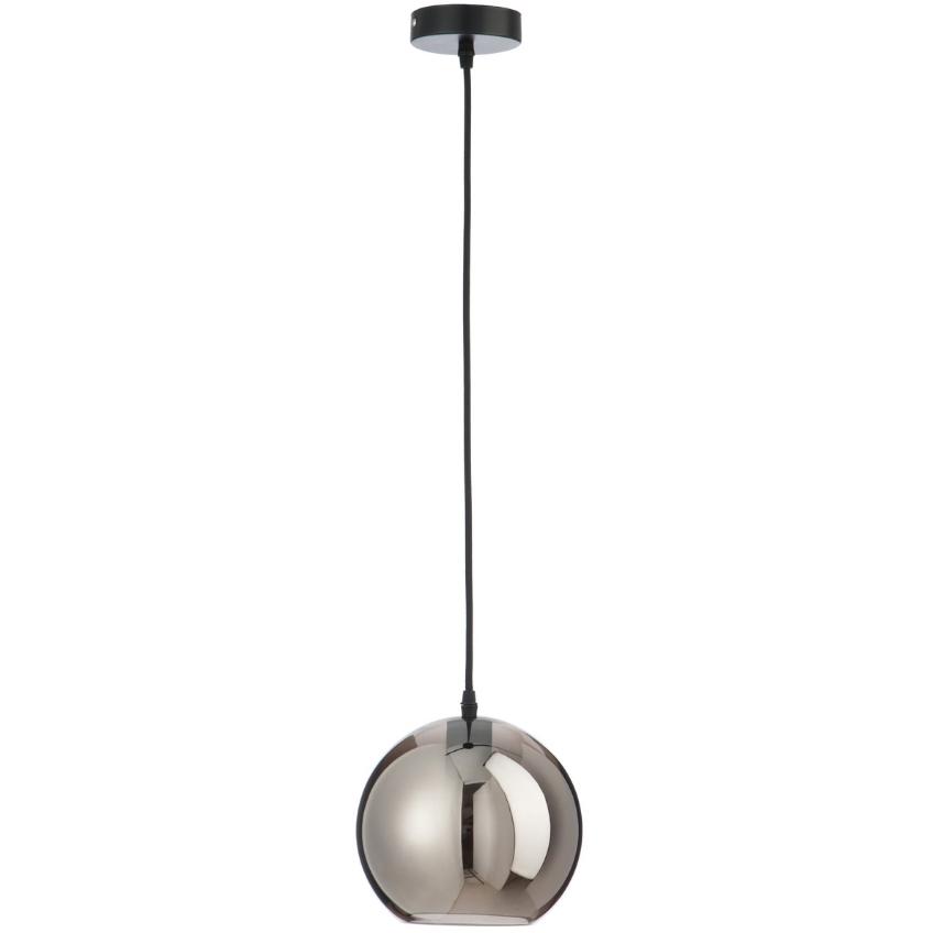Šedé skleněné závěsné světlo J-Line Argia 21 cm J-line