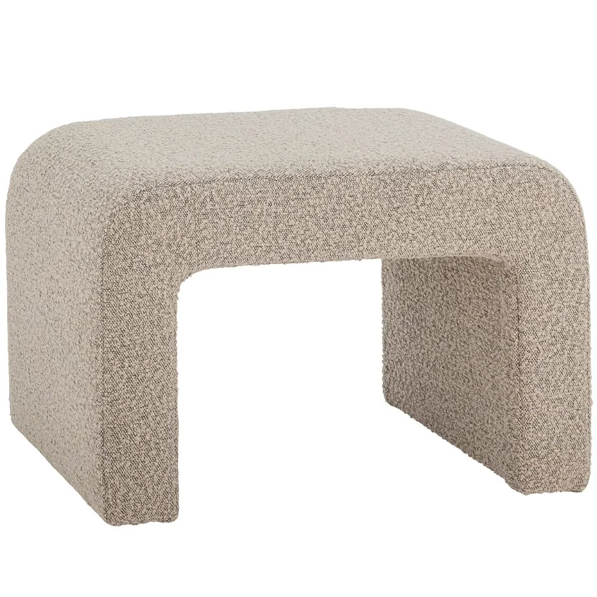 Bloomingville Béžová bouclé stolička Bobbie 45 cm