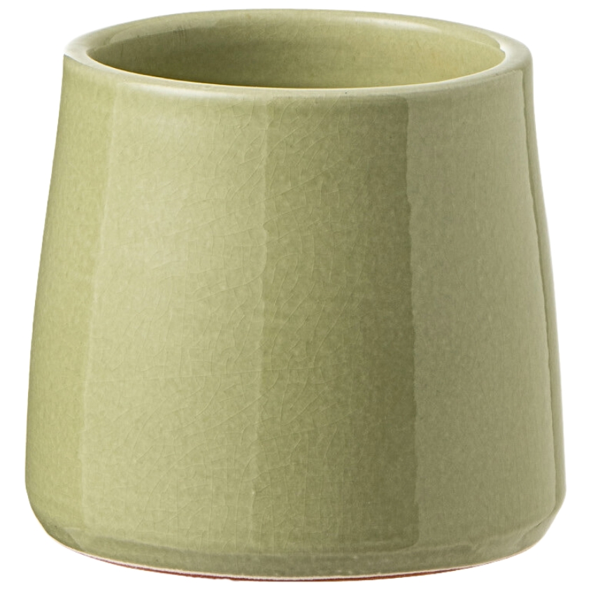 Zelený keramický květináč J-line Valen 14 cm J-line