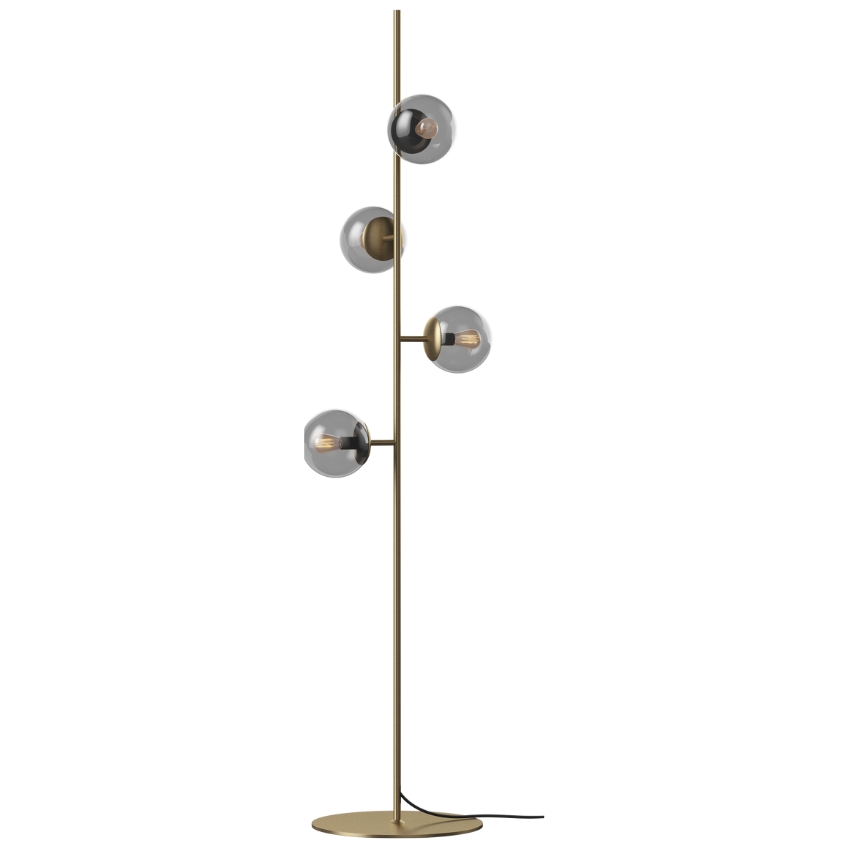 Bolia Mosazná kovová stojací lampa Orb 163 cm Bolia
