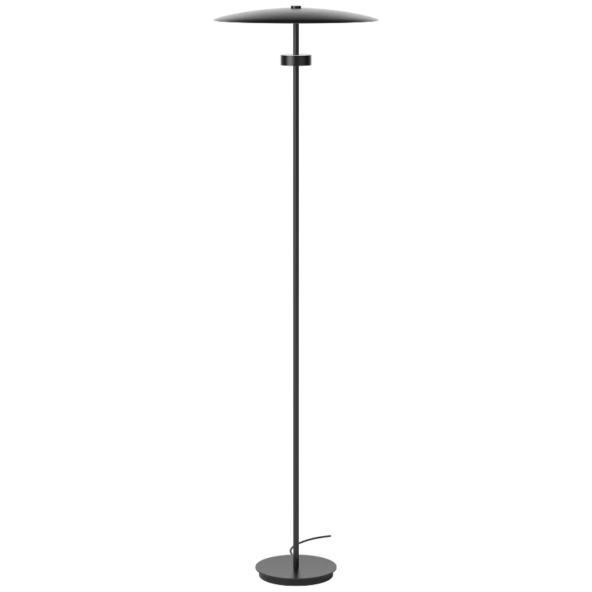 Bolia Černá kovová stojací LED lampa Reflection 141 cm Bolia