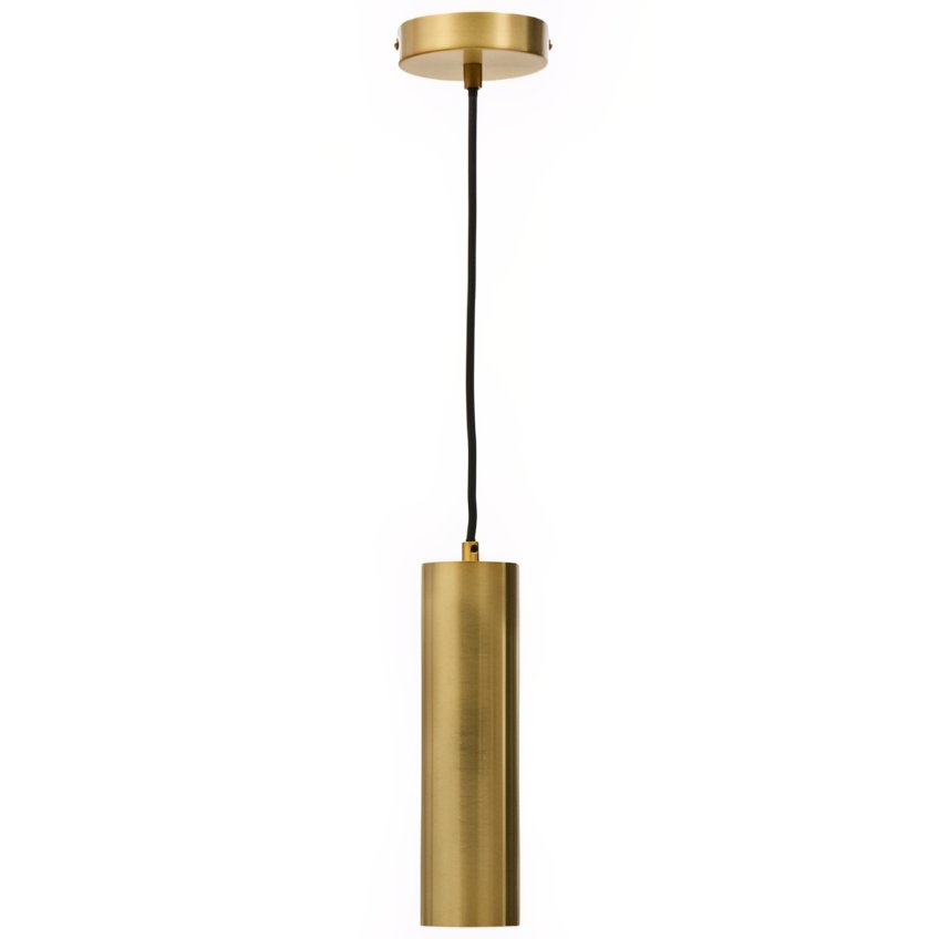Zlaté kovové závěsné LED světlo Kave Home Andia 7 cm Kave Home