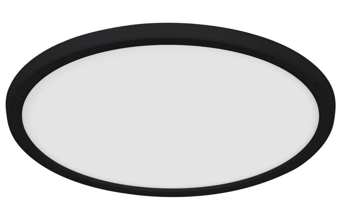 Nordlux Černé plastové stropní LED světlo Oja Smart 30 cm Nordlux