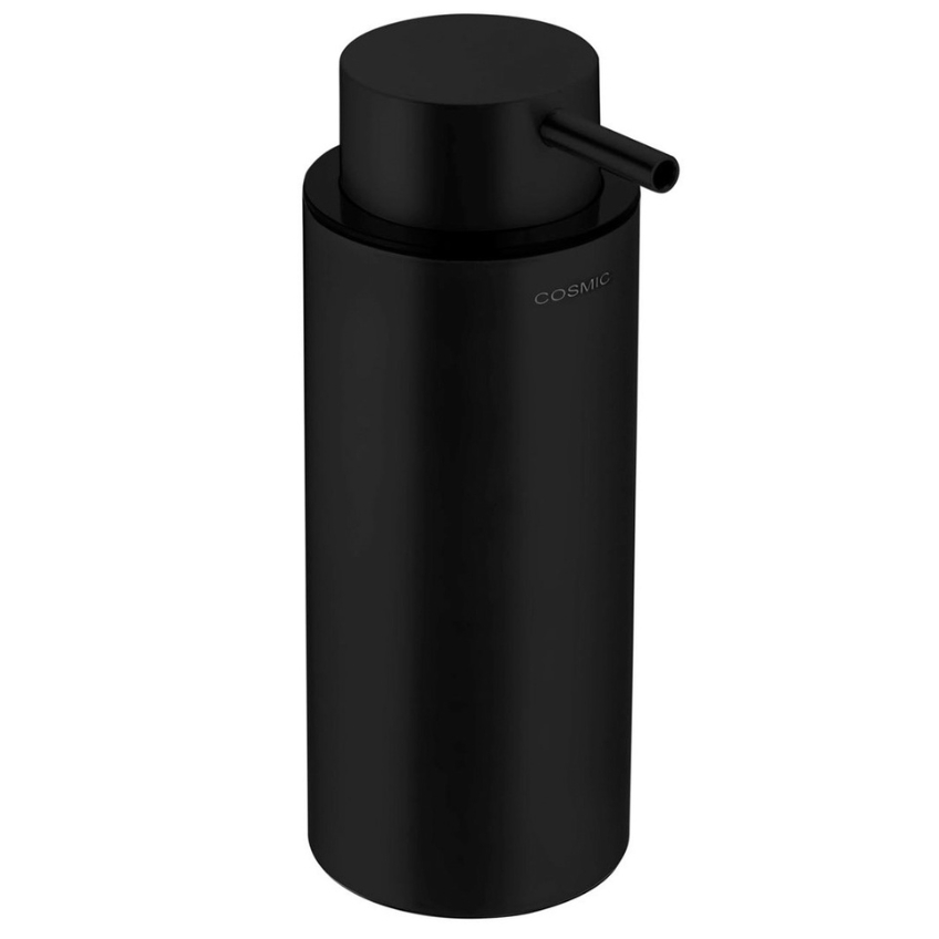 Cosmic Černý kovový dávkovač mýdla Logic 200 ml Cosmic