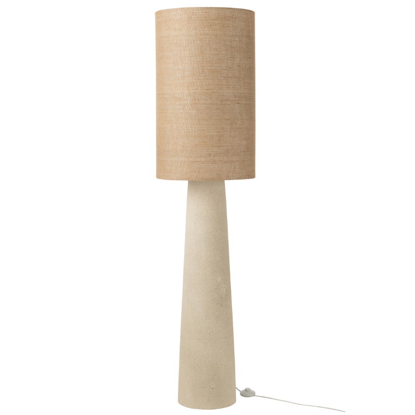 J-line Bílá stojací lampa Ava 169 cm J-line
