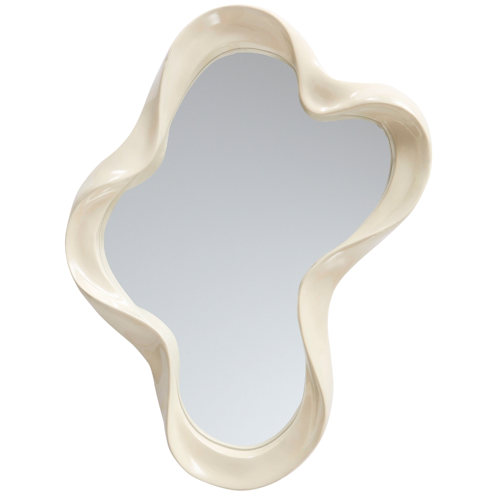 Jotex Krémově bílé nástěnné zrcadlo FLOATING 62 x 46 cm Jotex
