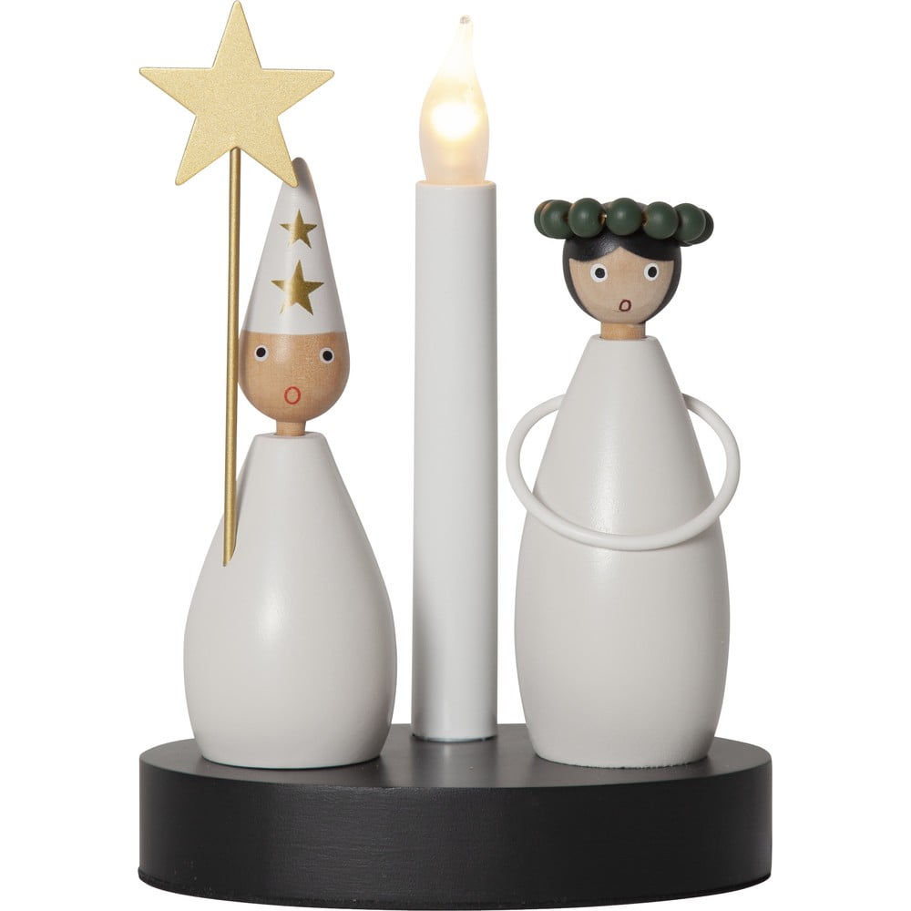 Černo-bílá světelná dekorace s vánočním motivem Christmas Joy – Star Trading Star Trading