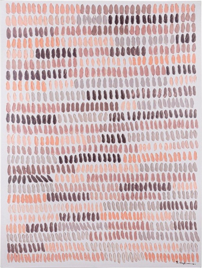 Obraz s ručně malovanými prvky s rámem/na plátně 90x120 cm Naska – Bizzotto Bizzotto