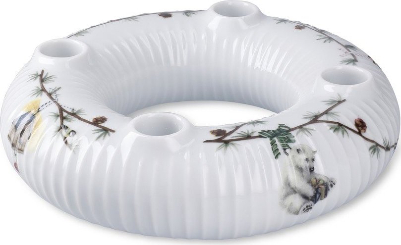 Porcelánový adventní svícen s vánočním motivem Hammershøi Christmas – Kähler Design Kähler Design