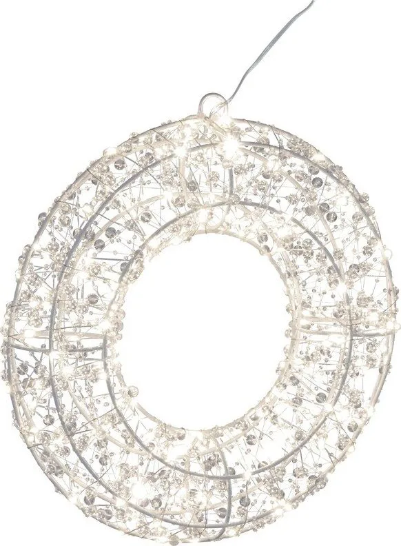 Svítící věnec ø 28 cm Ellary – Bizzotto