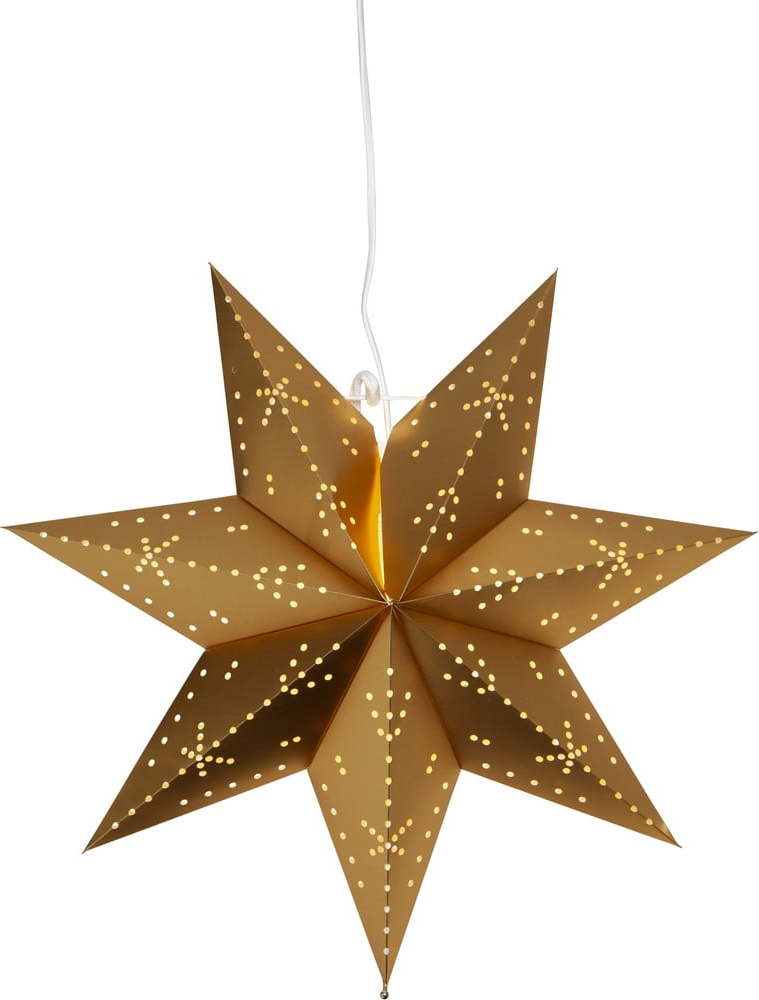 Vánoční světelná dekorace ve zlaté barvě ø 45 cm Classic - Star Trading Star Trading