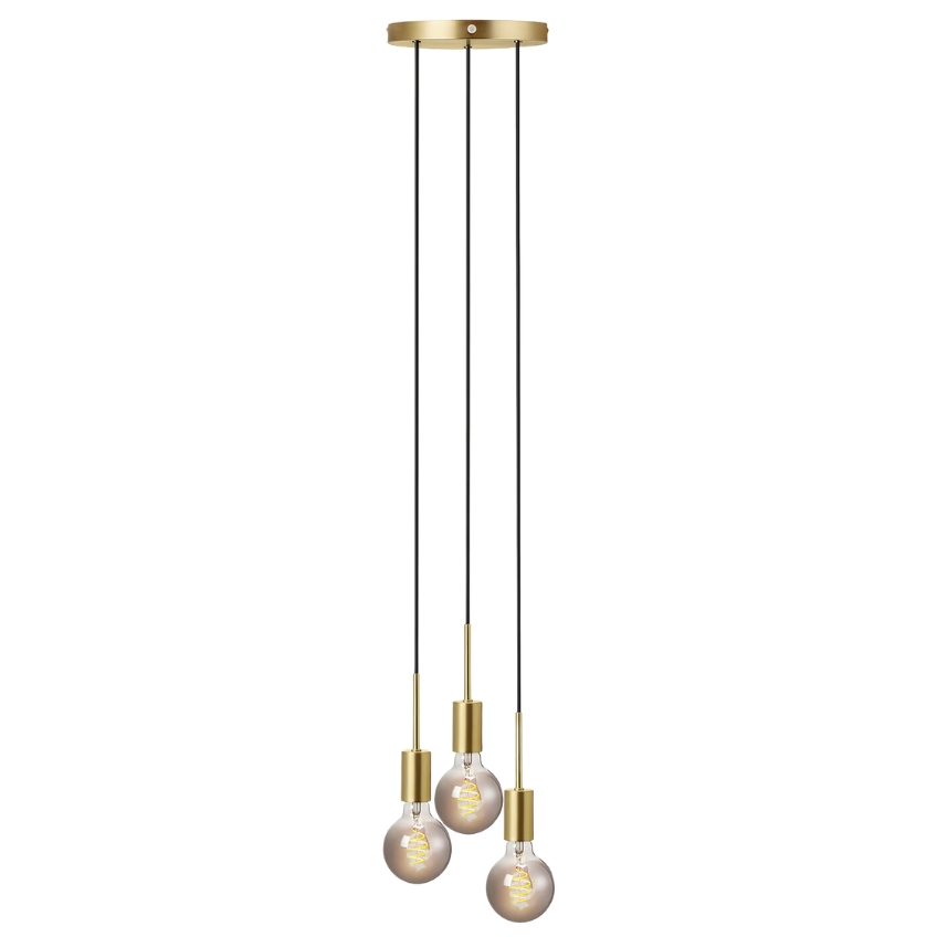 Nordlux Mosazné závěsné světlo Paco 23 cm Nordlux