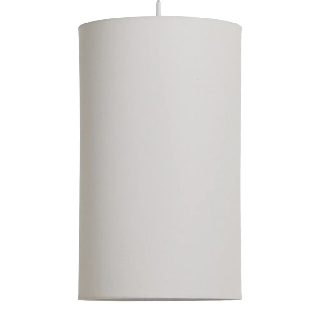 Kave Home Bílé bavlněné závěsné stínidlo Niani Ø30 cm