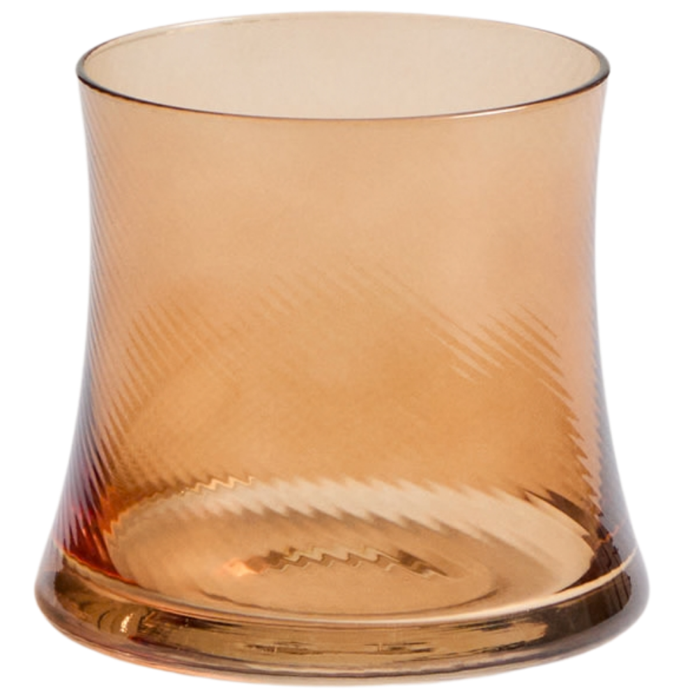Kave Home Hnědá sklenička Alori 340 ml Kave Home