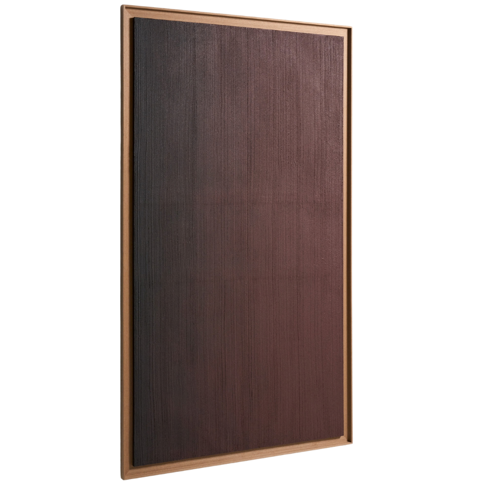 Kave Home Hnědý abstraktní obraz Breon 110 x 190 cm Kave Home