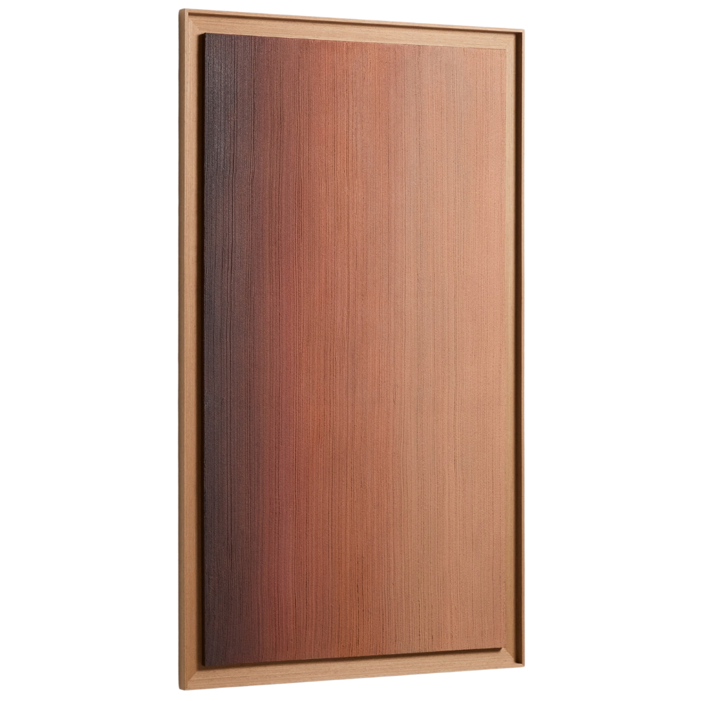 Kave Home Oranžový abstraktní obraz Breon 85 x 150 cm Kave Home