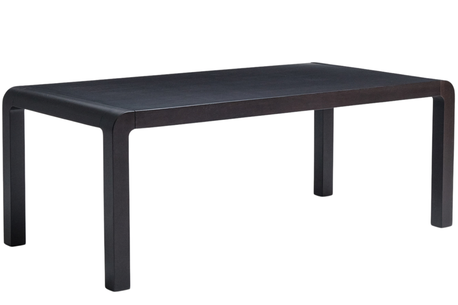 Kave Home Černý dřevěný rozkládací jídelní stůl Erisia 200/280 x 100 cm Kave Home