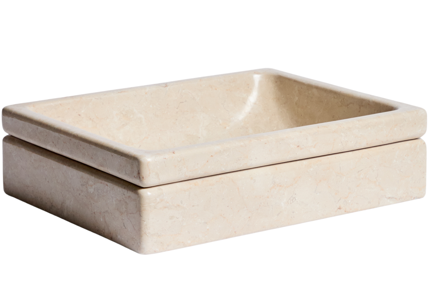 Kave Home Béžové mramorové umyvadlo Dalven 45 x 35 cm Kave Home