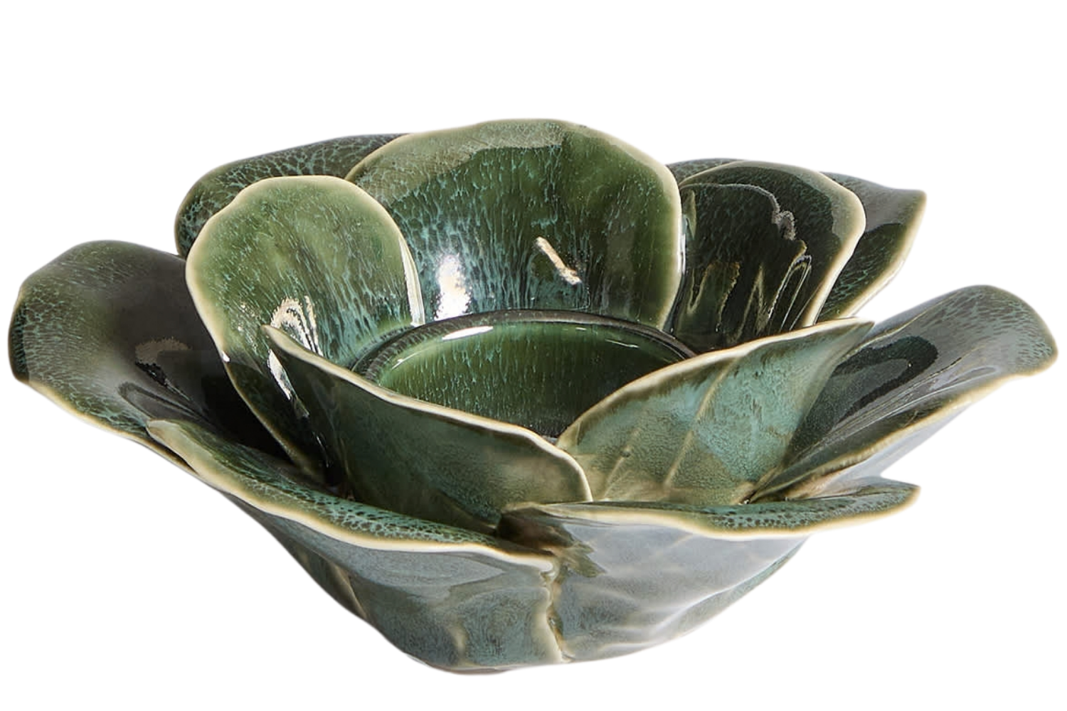 Kave Home Tmavě zelený svícen Ederia Ø18 cm Kave Home