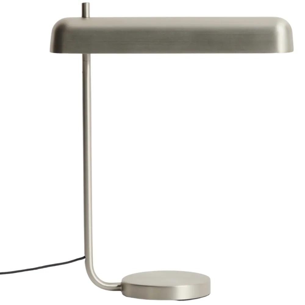 Kave Home Stříbrná stolní LED lampa Nelaia 40 cm