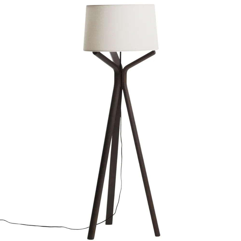 Kave Home Hnědá stojací lampa Ubira 150 cm Kave Home