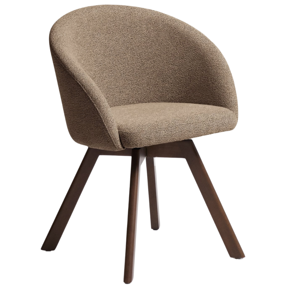 Kave Home Hnědá otočná jídelní židle Marvin Kave Home