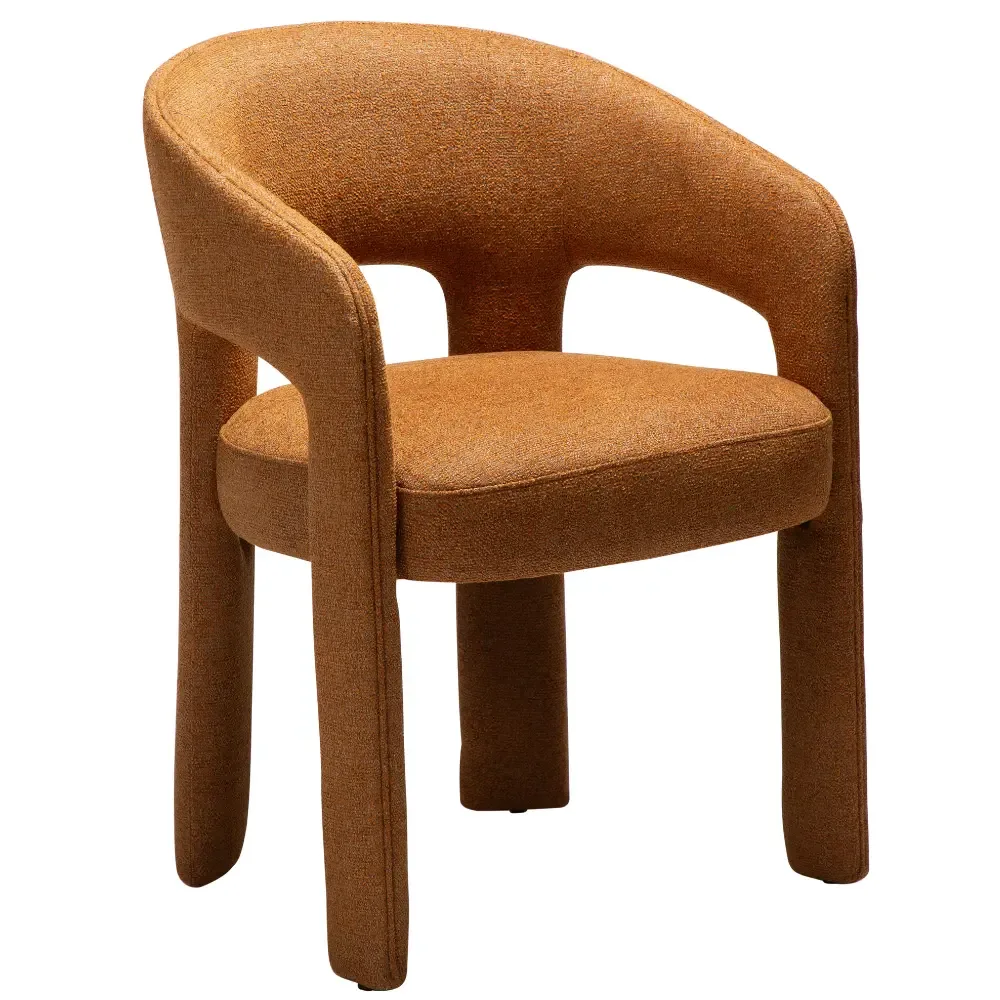 ​​​​​Dan-Form Oranžová bouclé jídelní židle Splendor ​​​​​Dan-Form