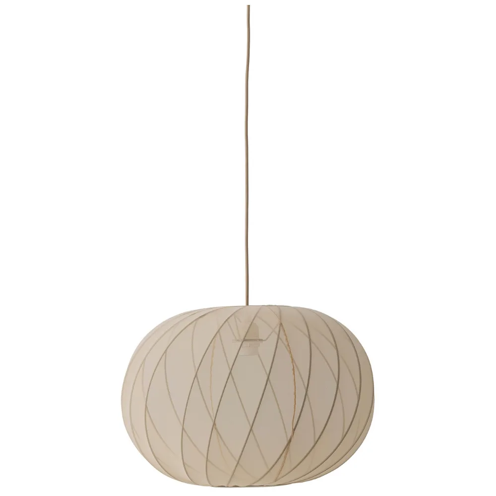 Bloomingville Béžové závěsné světlo Piola 50 cm