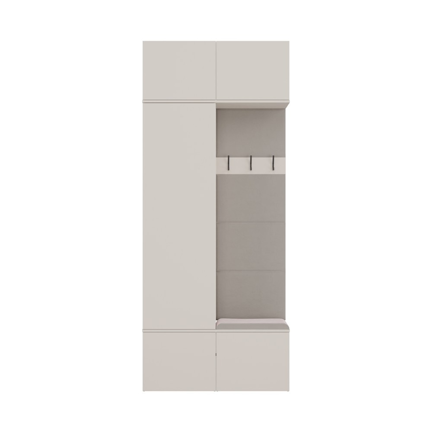 Předsíňová stěna HAGA II 1Sz1W - béžová