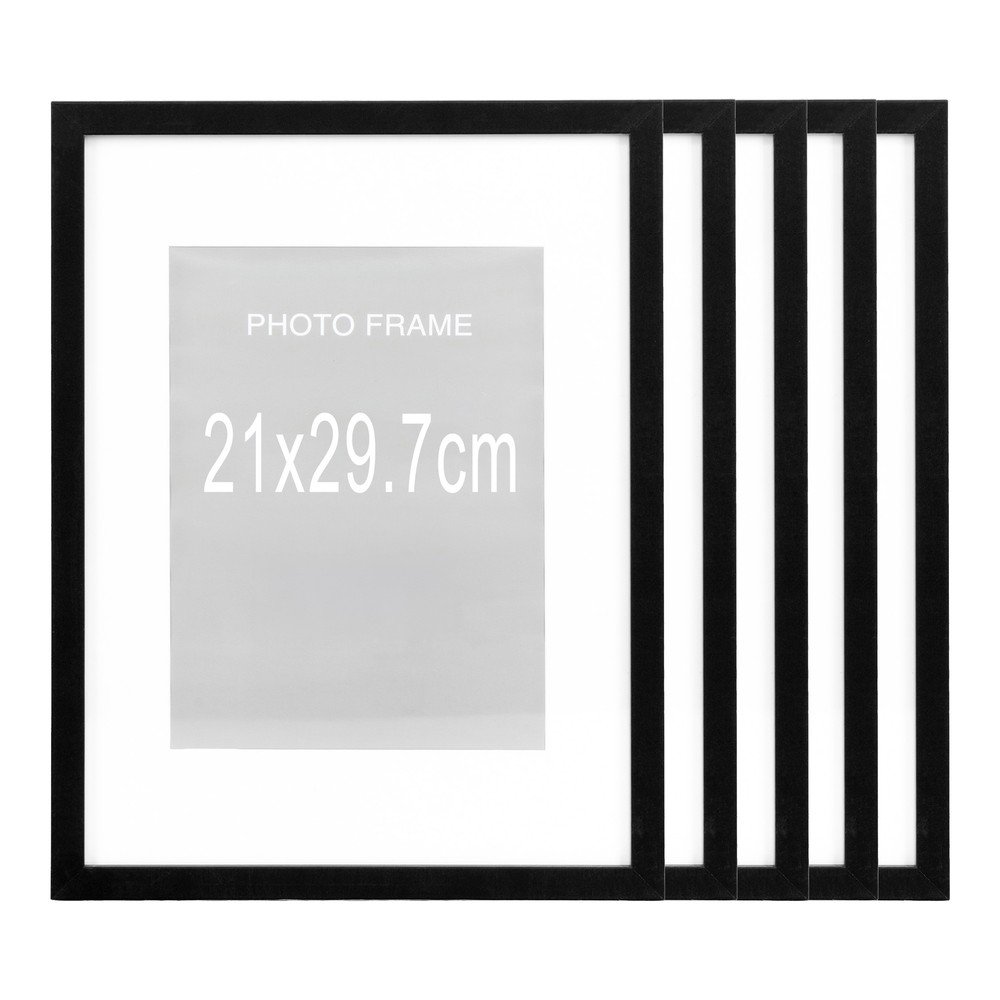 Černé rámečky v sadě 5 ks 21x30 cm Marbella – House Nordic House Nordic