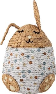 Dětsk&yacute; ko&scaron; na hračky z vodn&iacute;ho hyacintu &oslash; 35x60 cm Villja &ndash; Bloomingville Mini Bloomingville Mini