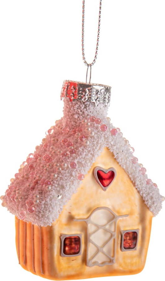 Skleněná vánoční ozdoba 7 cm House – Dakls Dakls